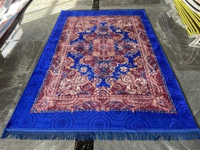 Tapis d'extérieur bleu marine
